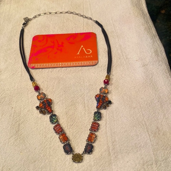 AYALABAR One of a Kind mosaic and beaded necklace🌺 - Picture 3 of 7